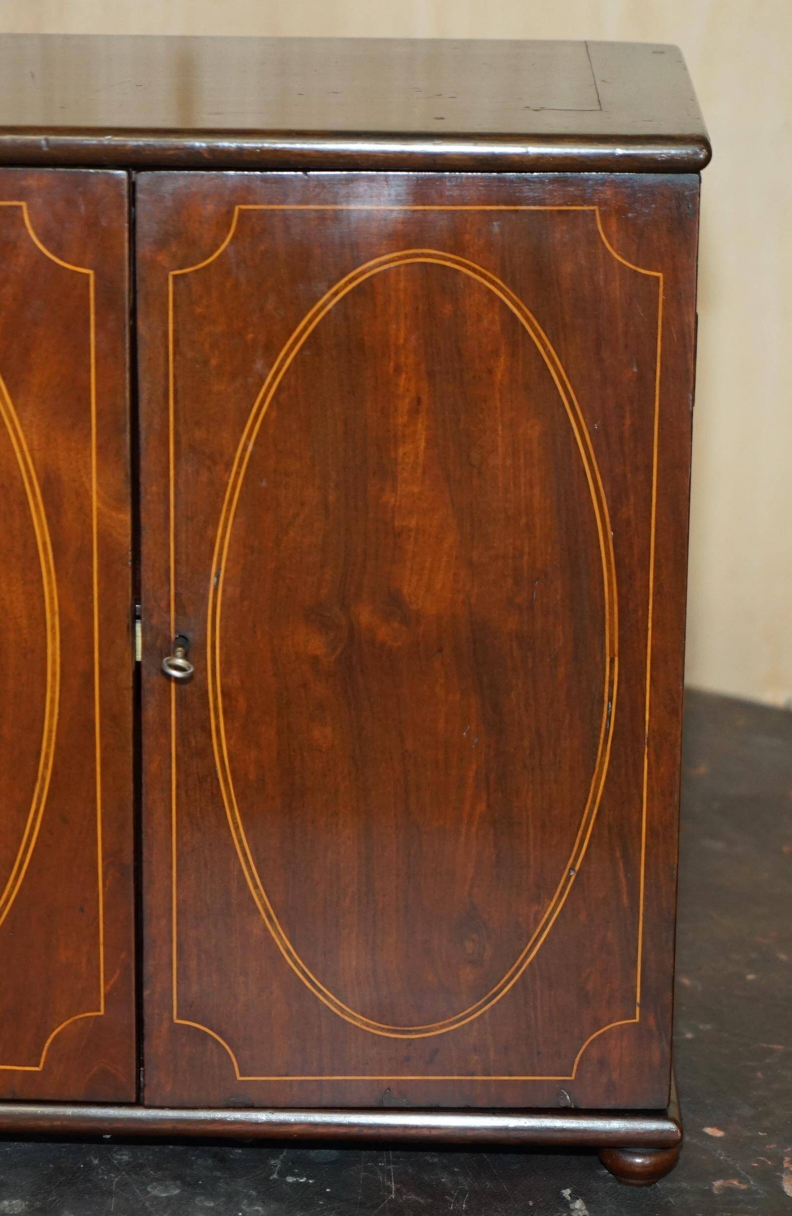 Restored Georgian Sheraton cabinet, circa 1820.