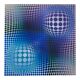 Affiche cinétique OP ART Vasarely