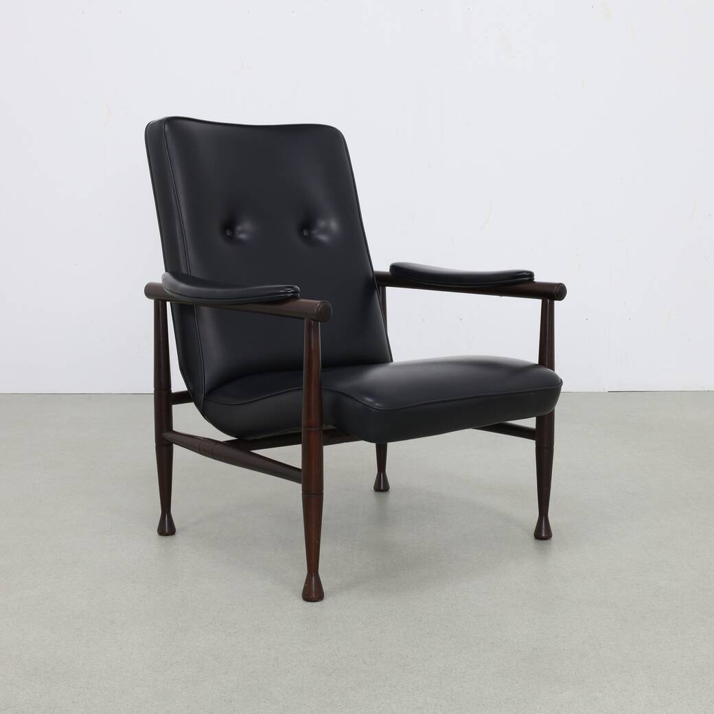 Fauteuil de salon moderne néerlandais du milieu du siècle par TopForm, années 1960