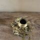 Cellar rat brass candle holder vine leaf grapes