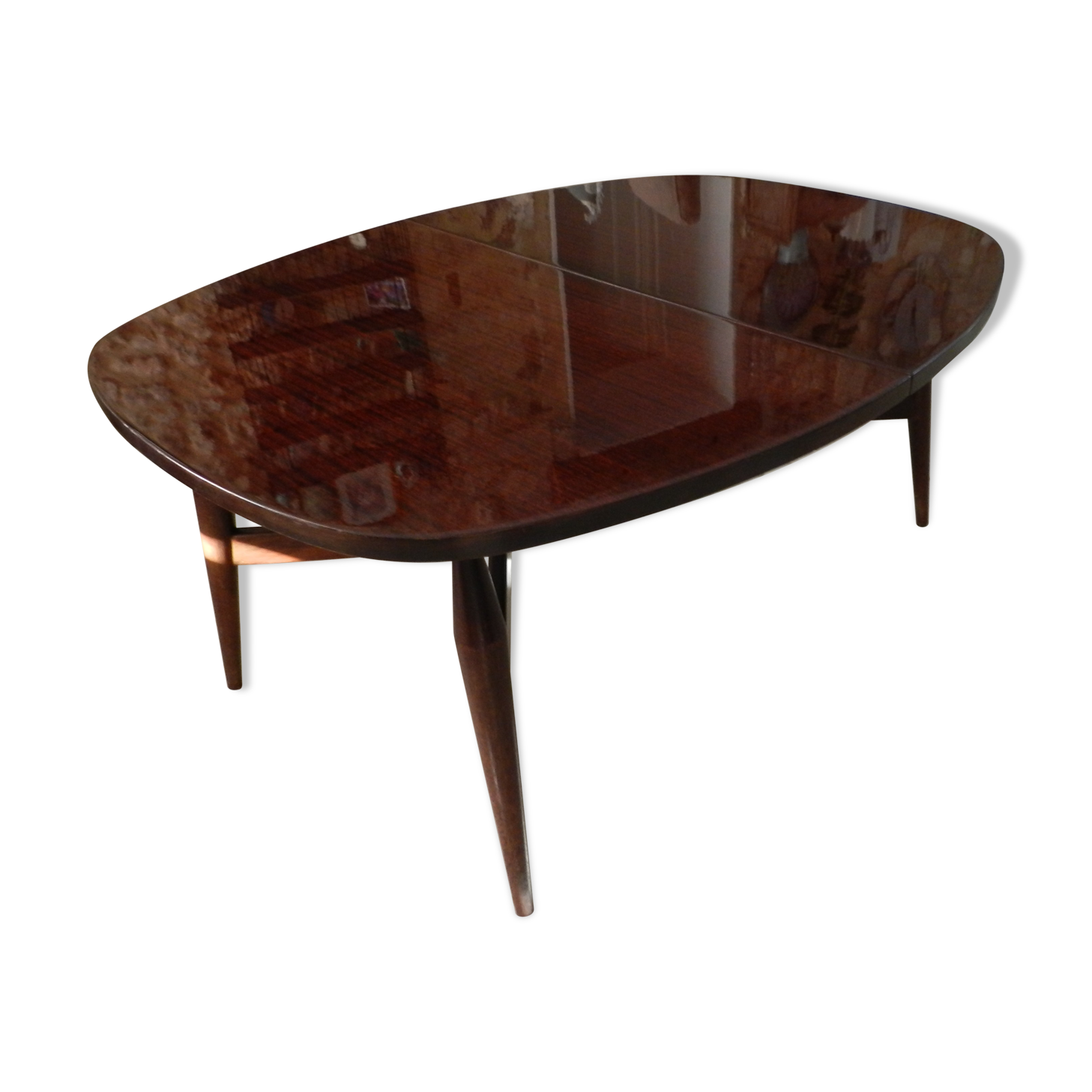 Scandinavian table adjustable and retractable Smørrebrød