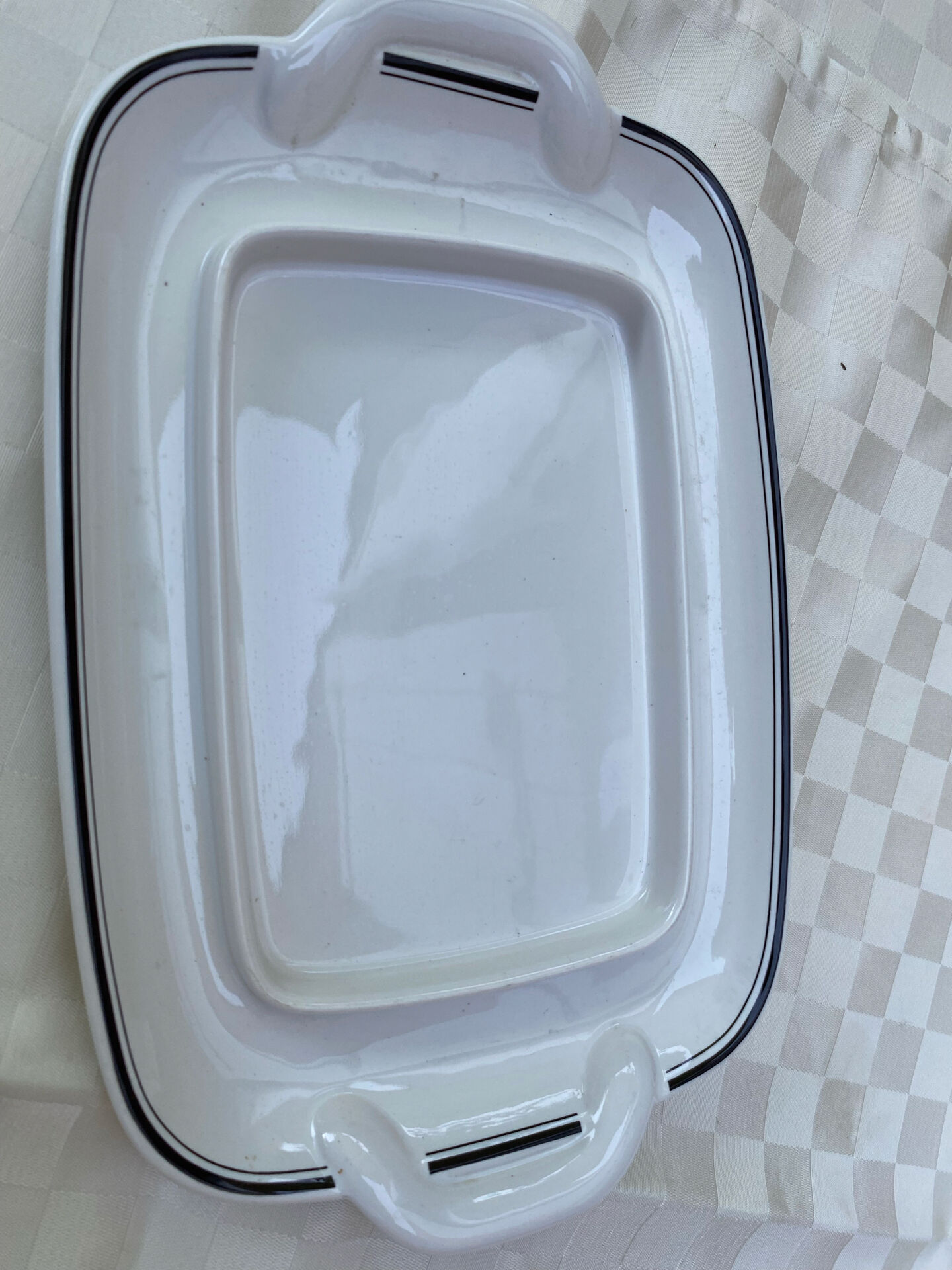 Plat de service rectangulaire à anses Villeroy & Boch — Collection Des