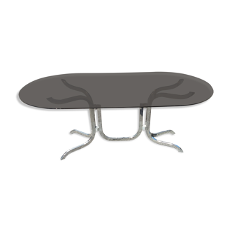 Smoked glass table