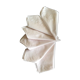 Lot de 6 serviettes de table avec fleur brodée