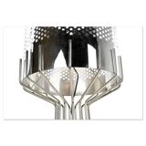 Grande lampe vintage en inox
