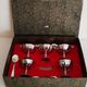 Ice cream or sorbet cups on foot, in 18/10 stainless steel