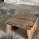 Small auxiliary stool in light antique teak (3302)