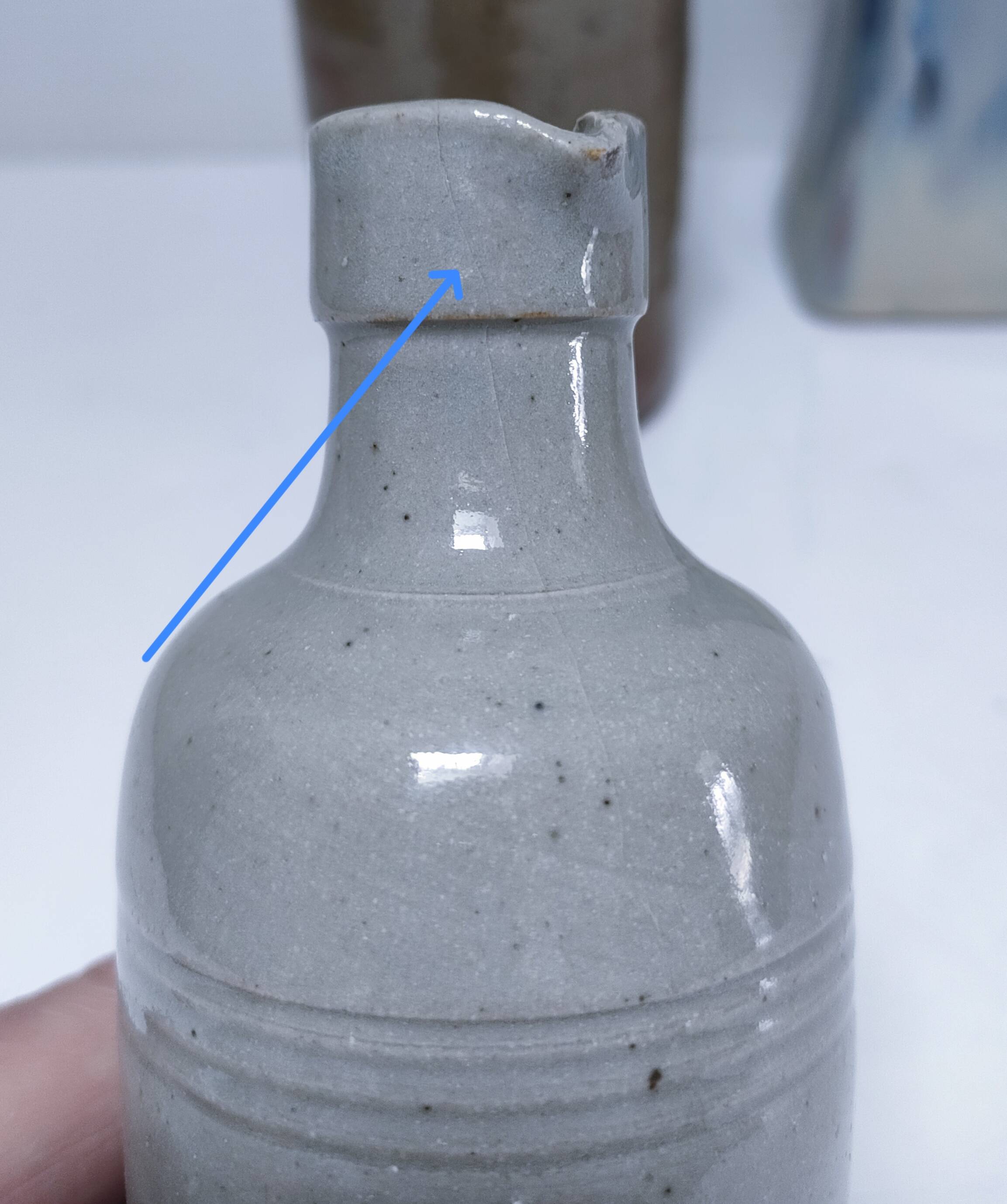 Three vintage soliflore ceramics