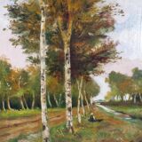 Ludwig, Girls at the Stream, 1933, Oil on Canvas
