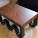 Tables basses gigognes en laque et placage de palissandre