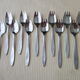 Box of 12 stainless steel oyster forks Létang and Rémy