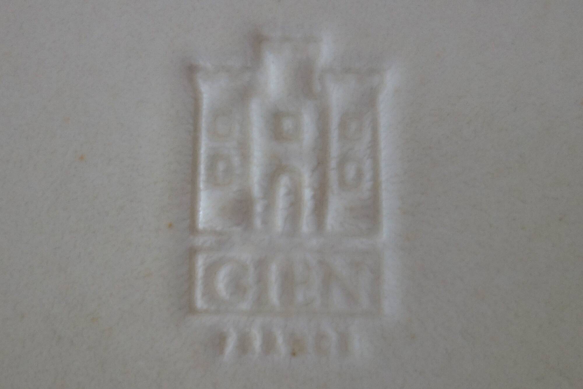 6 Gien Mombasa pattern dinner plates from the 1970s