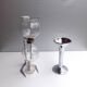 Old hellem france vacuum coffee maker 6 cups - + chrome support - 1960