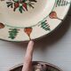5 assiettes céramique artisanales Roumanie slave bohème oiseau table ou murales