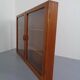 Wall cabinet with glass doors from Dyrlund, Denmark, 1970s.