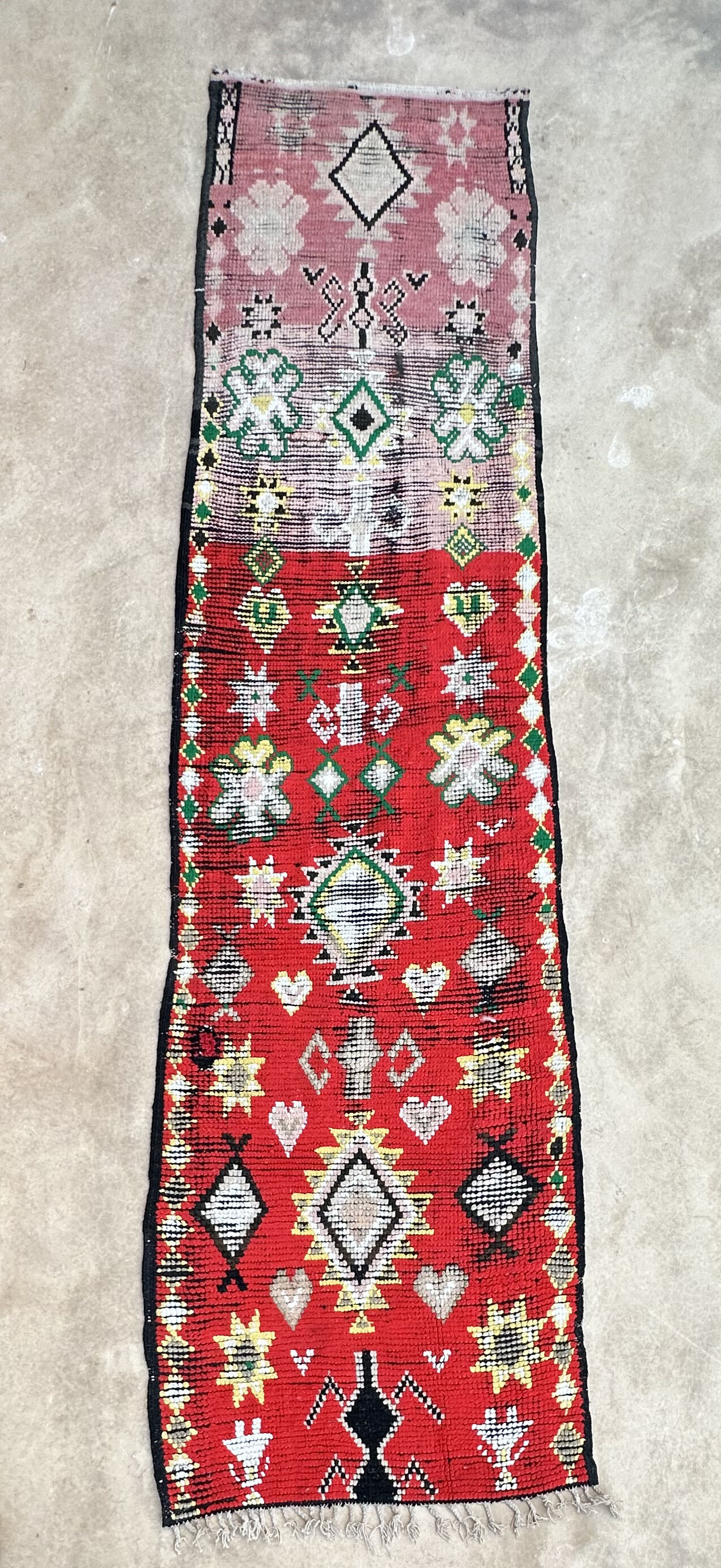 Moroccan carpet - 82 x 320 cm