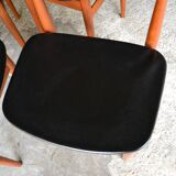 Series of 4 chairs by Hans Olsen for Frem Rojle