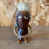 Scandinavian teak figurine