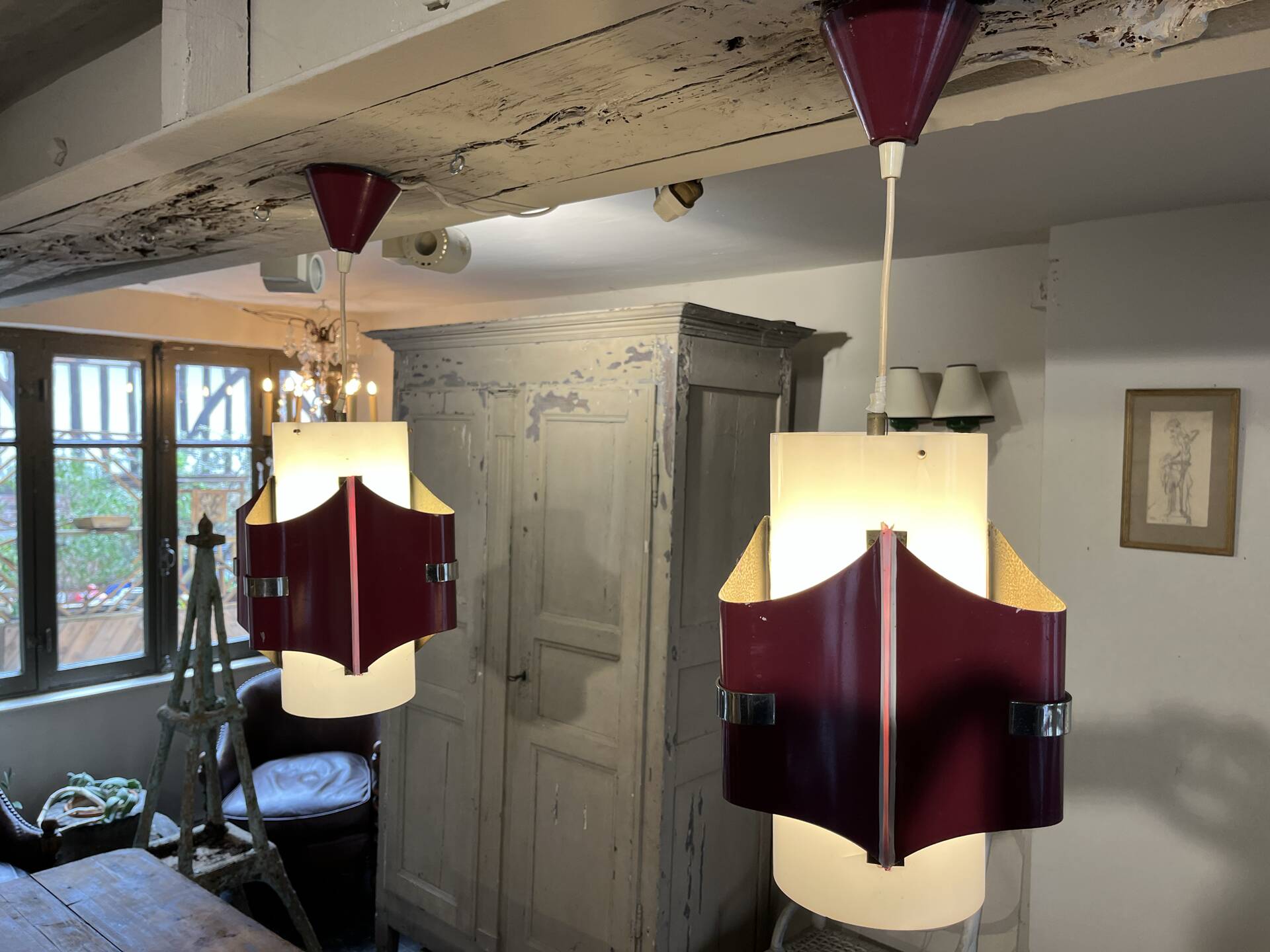 Suspension pair from the 1950s.