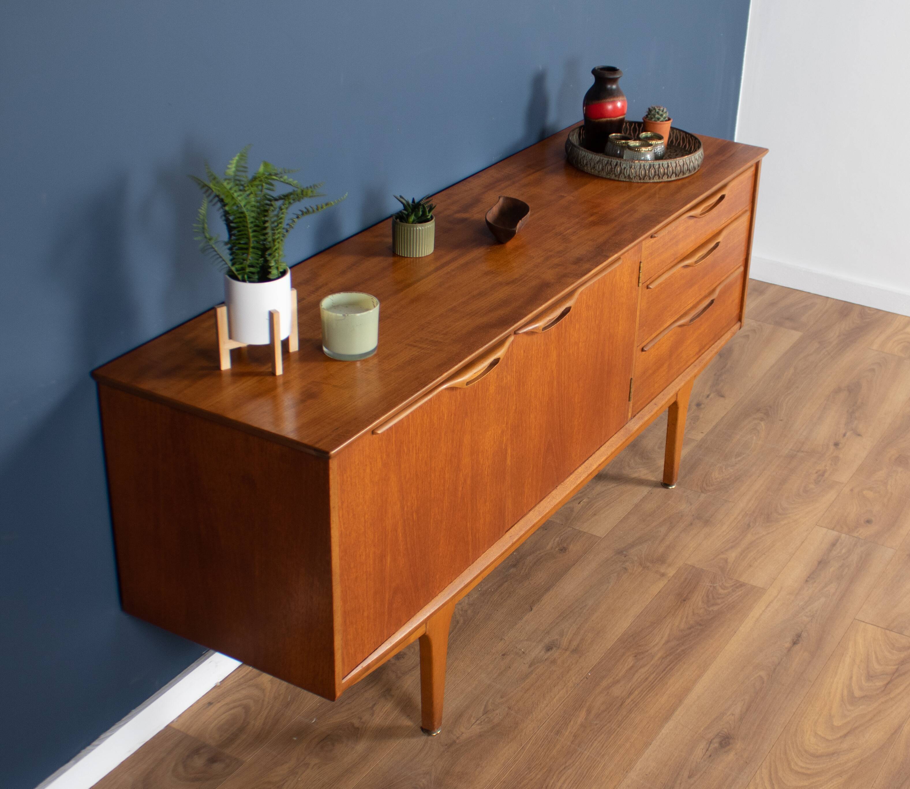 Retro teak 1960s short jentique classic mid century sideboard
