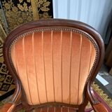 Louis Philippe bench and pair of armchairs