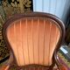 Salon complet Louis Philippe banquette et paire de fauteuils
