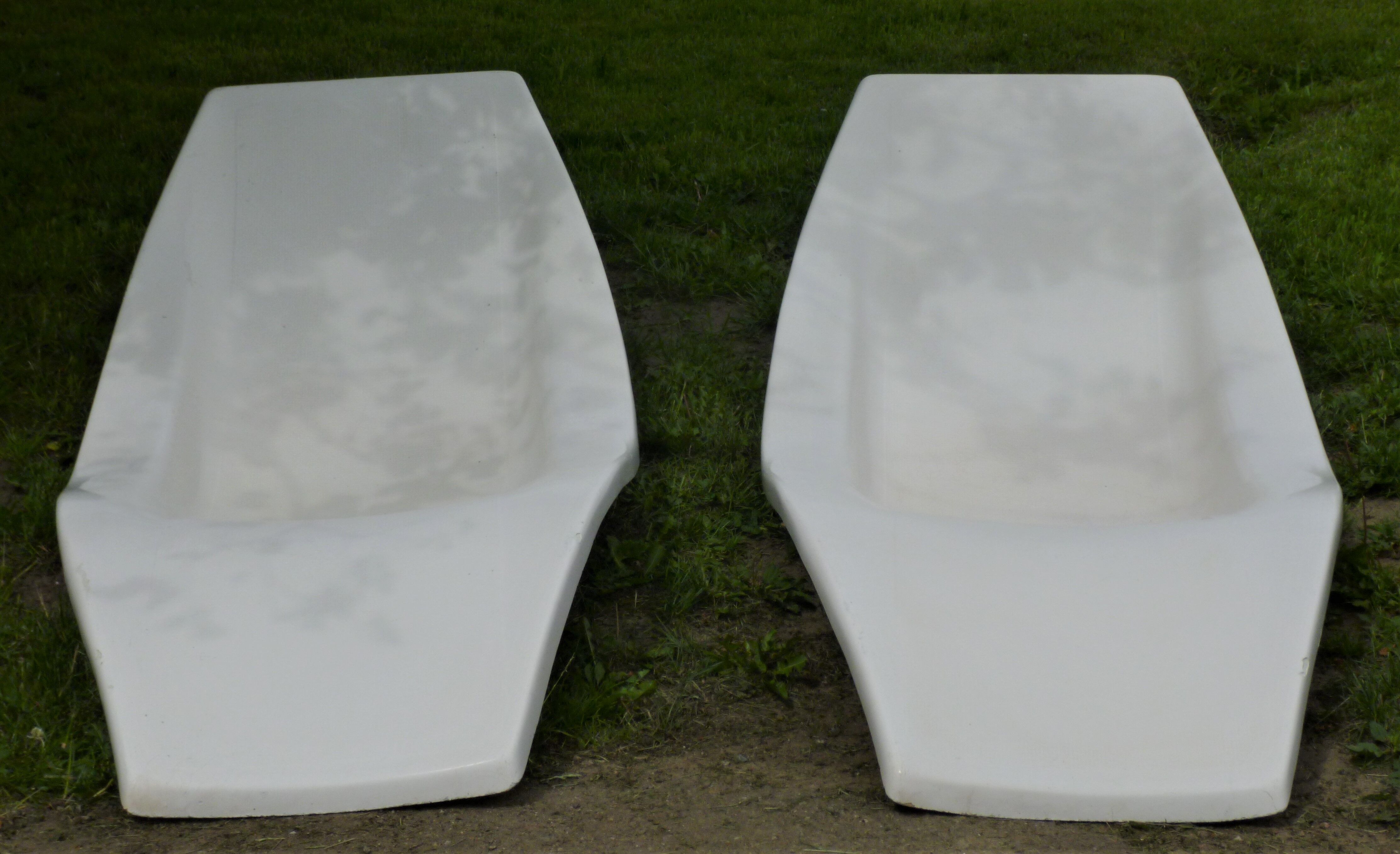 Pair of Eurolax sunbathing by Charles Zublena, 70s