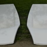 Pair of Eurolax sunbathing by Charles Zublena, 70s