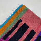 Handmade natural wool rug 250cm x 150cm