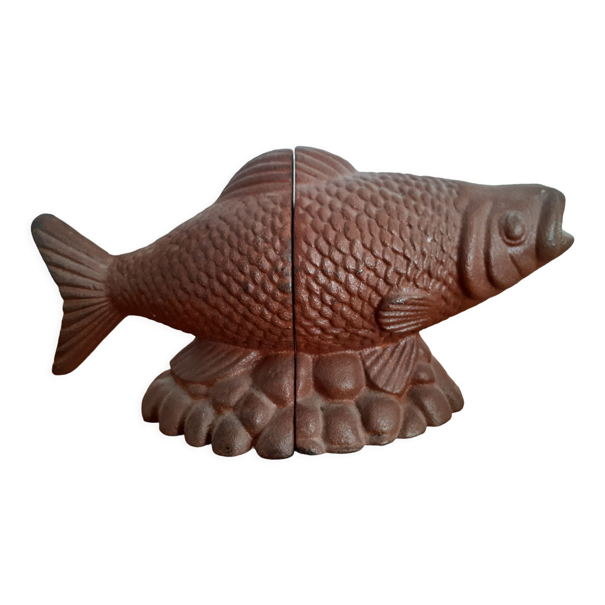 Greenhouse vintage book "carp" cast iron