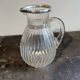 Pichet cristal argent massif 19 eme