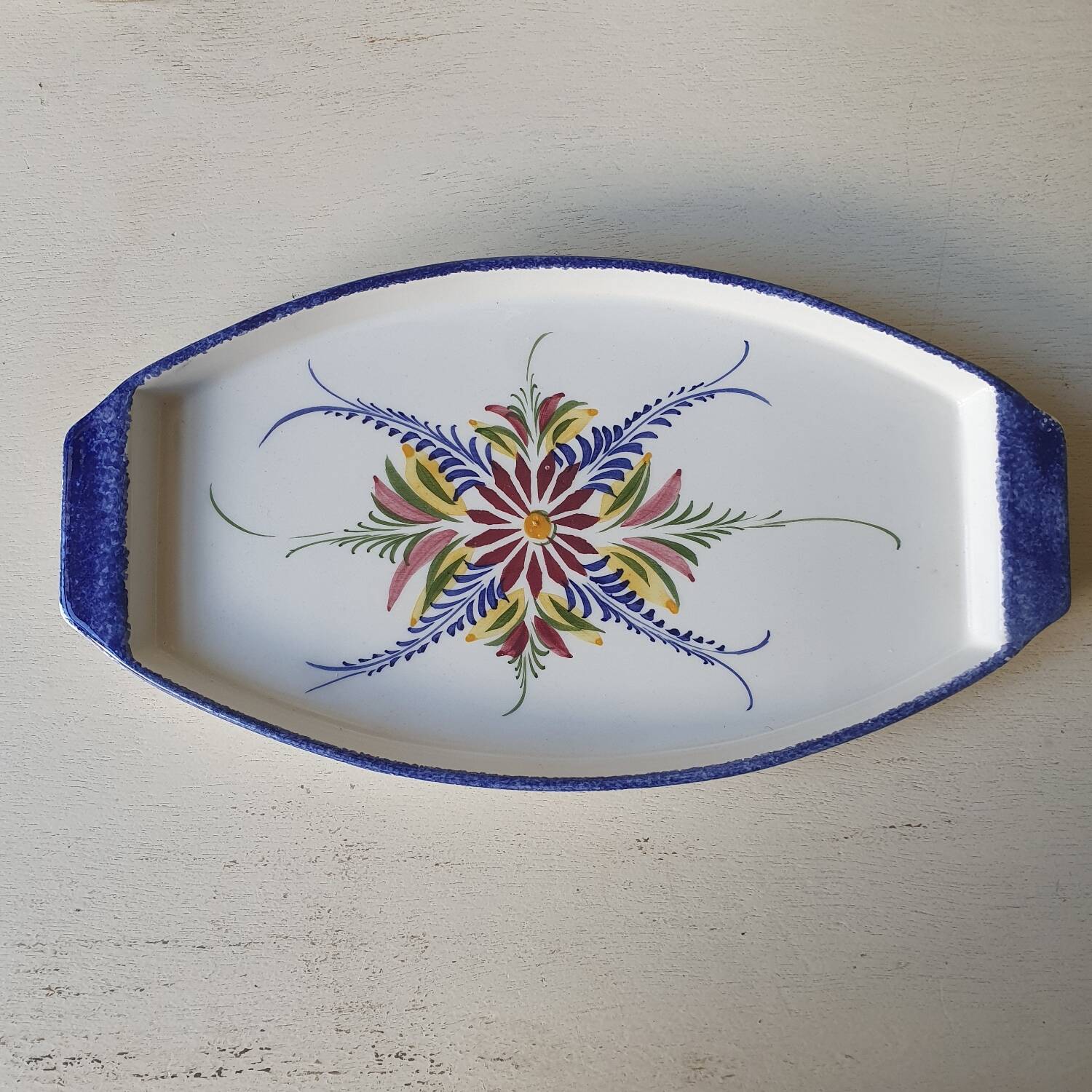 Breton earthenware appetizer dish