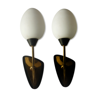 Pair of wall sconces