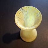 Yellow blown glass soliflore