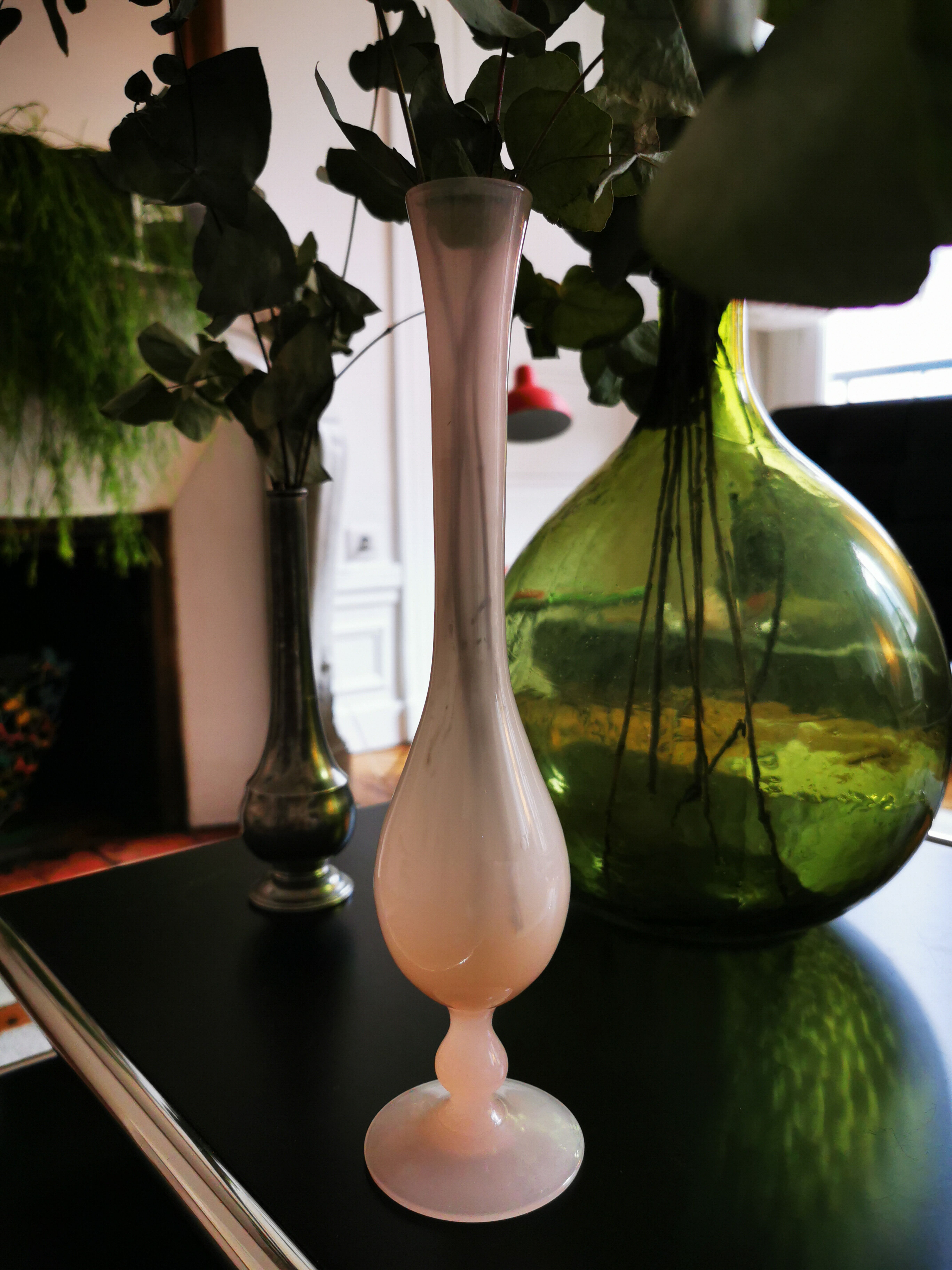 Demijohn 6l in green glass