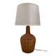 Lampe en rotin électrifiée à neuf