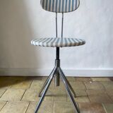 Vintage striped swivel chair