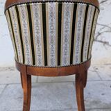 Paire de fauteuils "col de cygne"