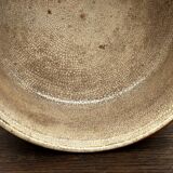 Flat Soufflé Mold in Stoneware, DUROFEU Brand, early 20th century