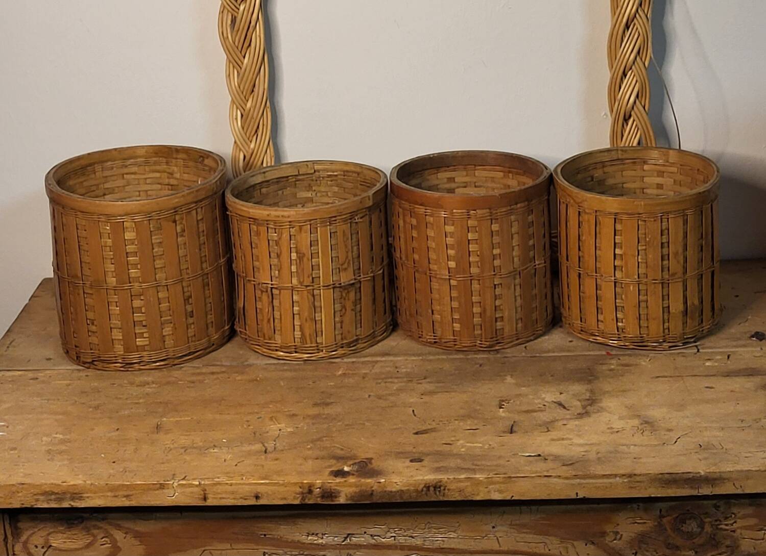 Bamboo pots