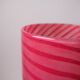 Spiral blown glass vase