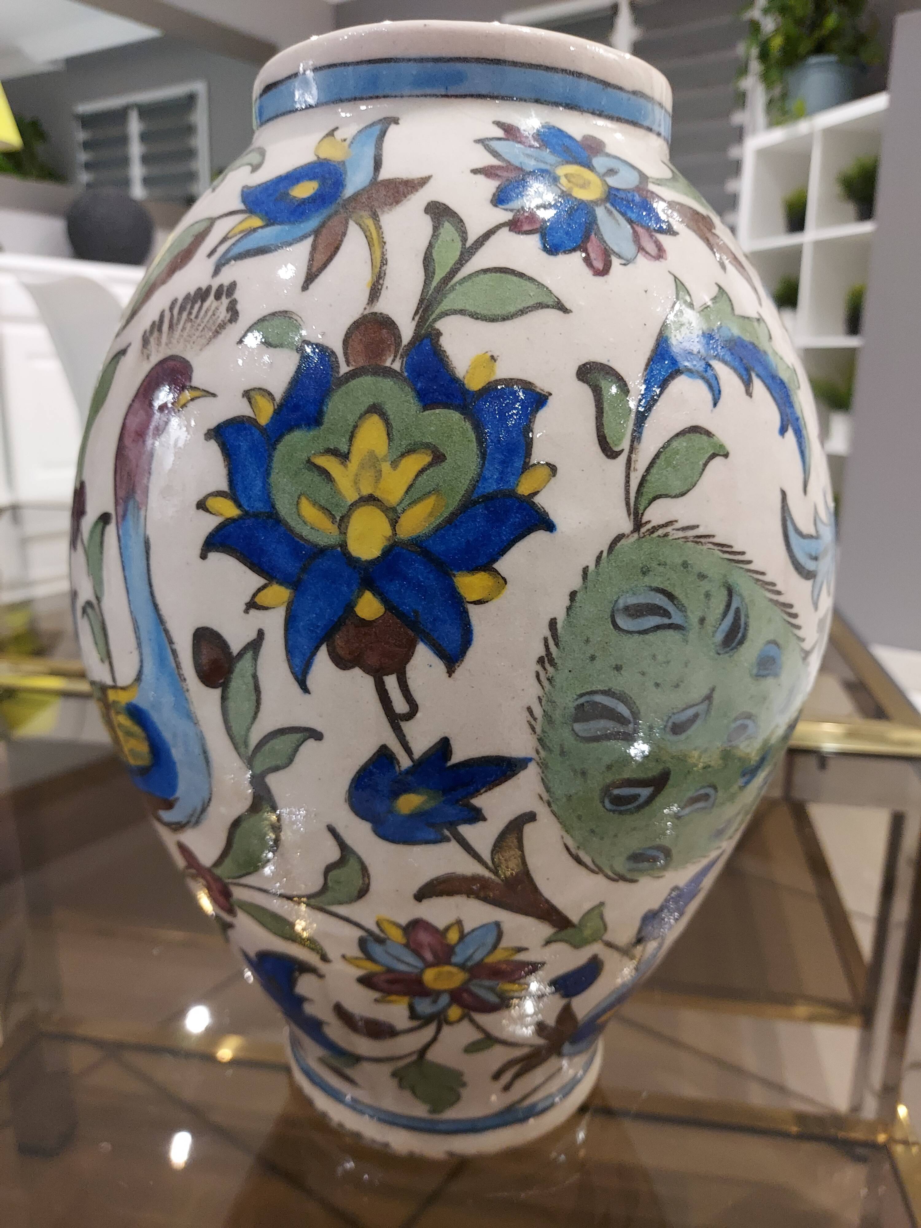 Vase Art deco sandstone 1960