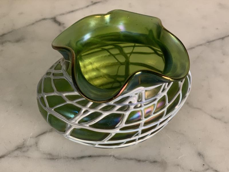 Vase in colored glass