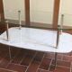 Table low double trap design 1950 vintage