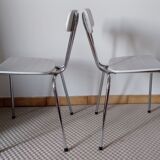 Pair of chairs in formica