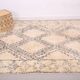 Vintage Beni Ourain rug Handmade 190 x 267 cm - Moroccan Berber Wool Rug