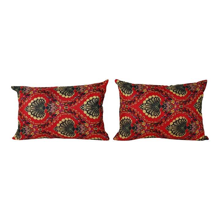 Set of 2 vintage Turkish cushion covers 41x56 cm
