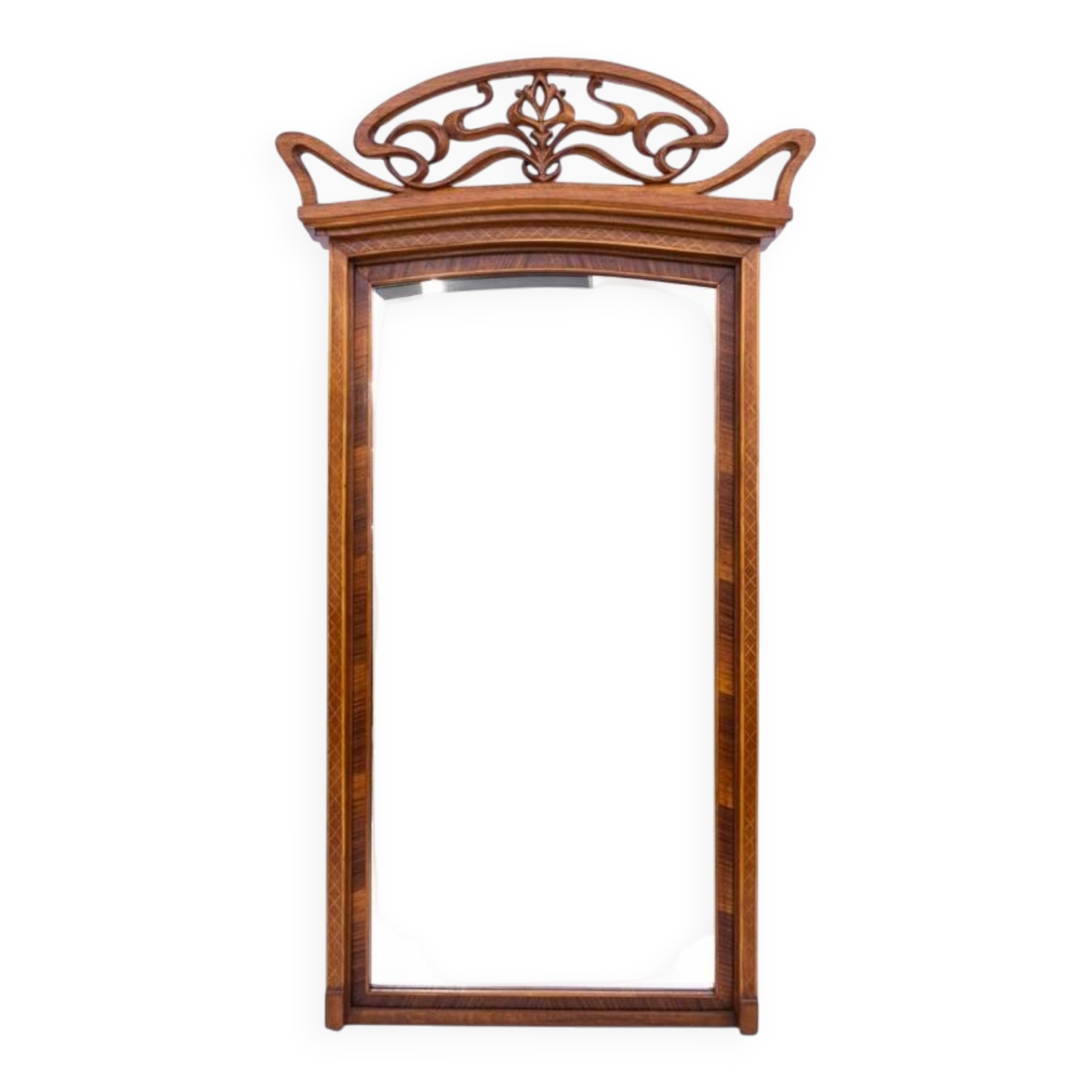 Art Nouveau mirror, France, ca. 1920.