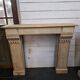 Wooden fireplace