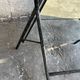 Coat rack with mirror in metal Memphis style (1980s)
